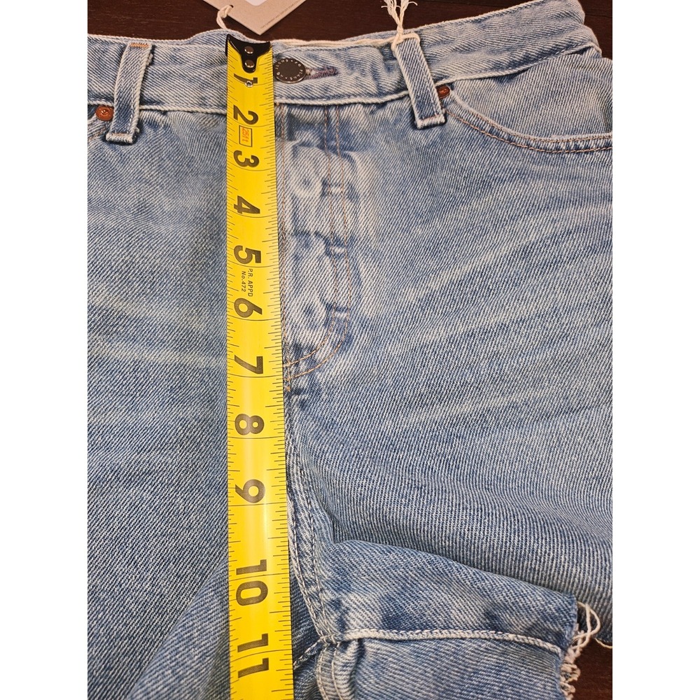 AG ADRIANO GOLDSCHMIED ALEXXIS SHORT HIGH RISE WEDGIE WOMEN 28 NWT - Picture 9 of 9